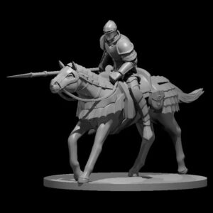 Mounted Knight (Large - 2" Base)