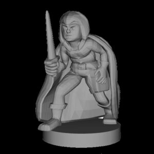 Halfling Male Rogue (Small - 1/2" base)