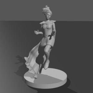 Human Sorceress--Floating