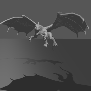 White Dragon - Flying
