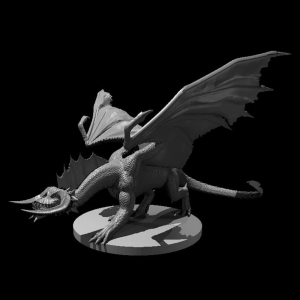 Black Dragon (Large--2" Base)