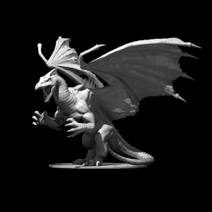White Dragon (Huge--3" base)