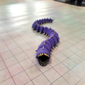 Giant Purple Worm - Articulated